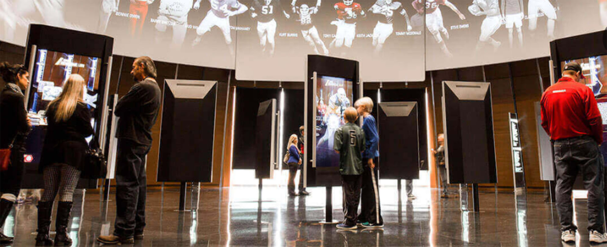 A sports museum in Atlanta, Georgia.